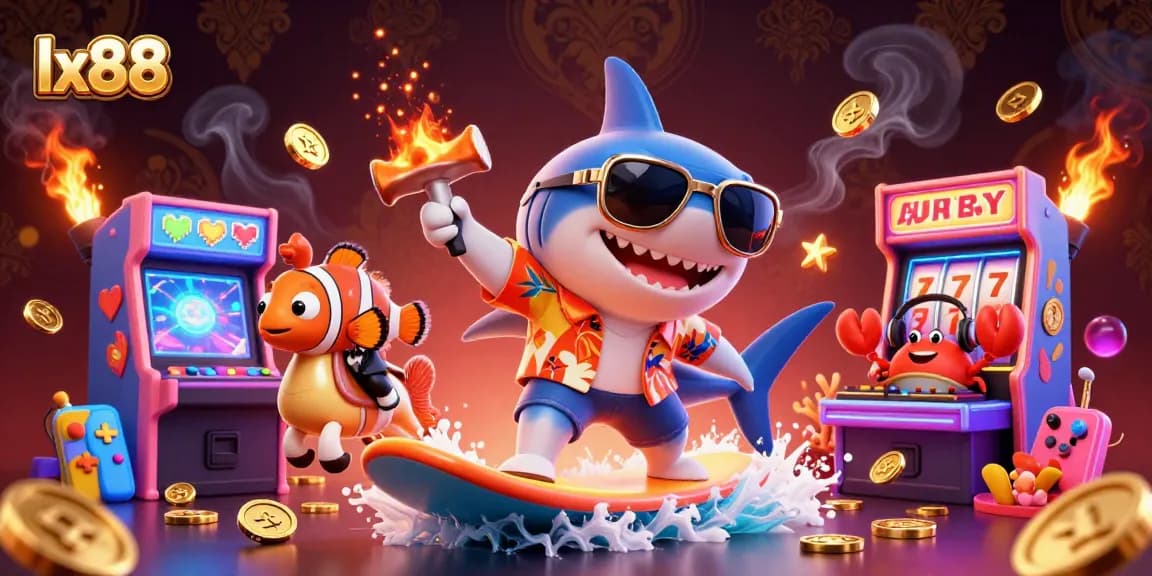 Experience the fantastic world of lx88 with animated characters and casino excitement.