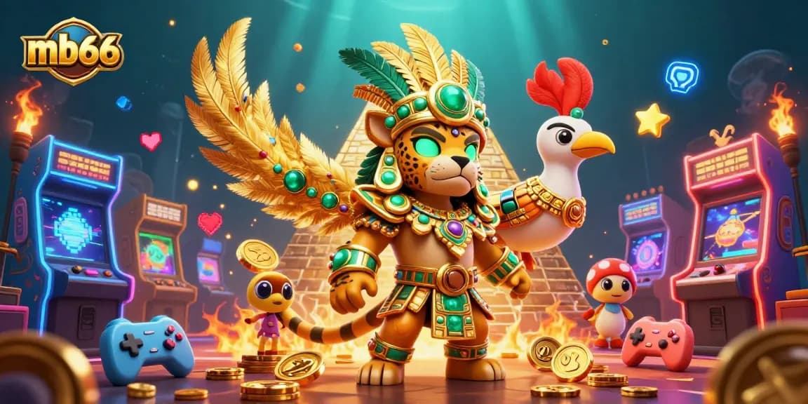 Engage with mb66 for an immersive gaming experience filled with vibrant casino symbols and dynamic characters.