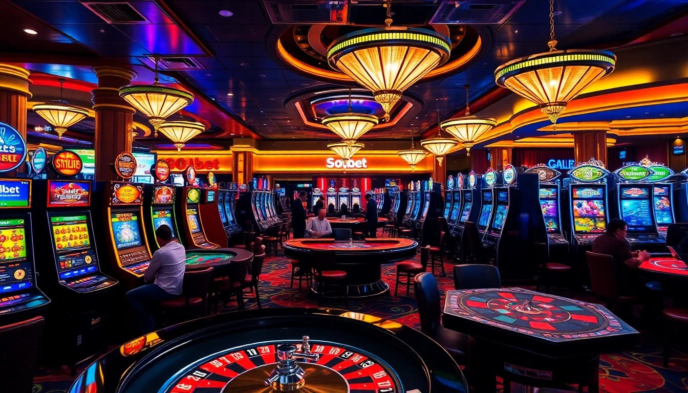 Engaging players at เว็บตรง soibet with vibrant casino tables and exciting gaming experiences.