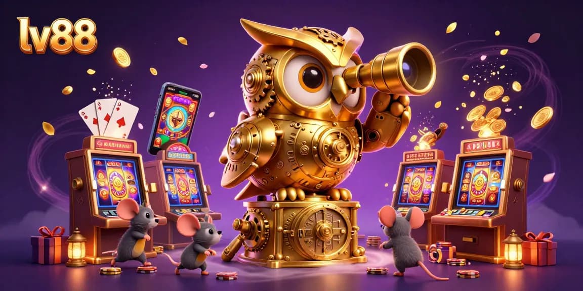 Experience thrilling gaming at lv88 with vibrant 3D casino elements and an enchanting atmosphere.