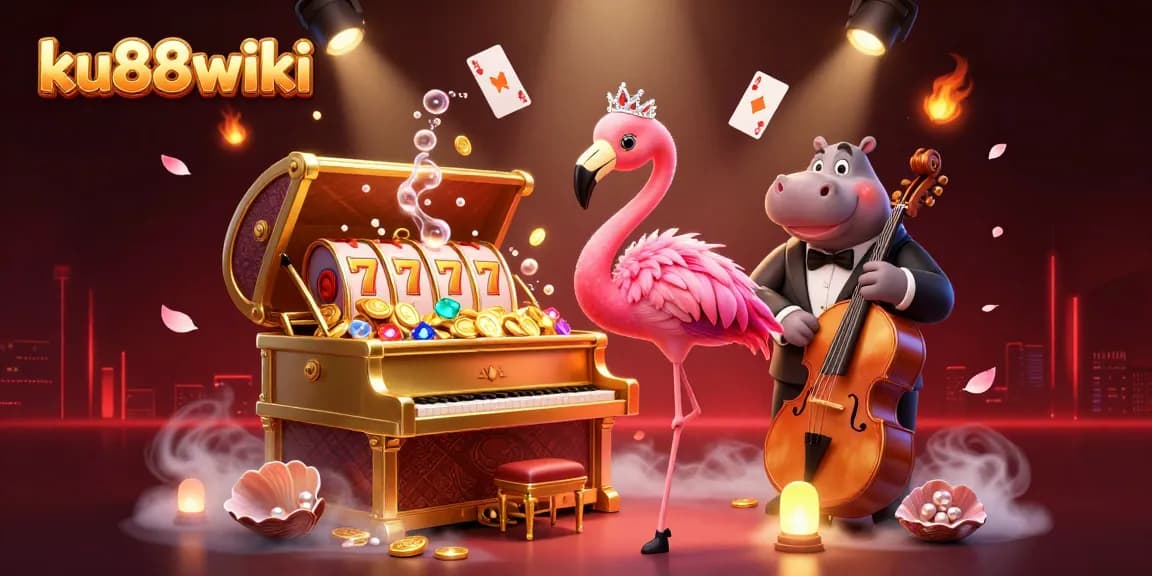 Join the excitement at ku88wiki with vibrant casino elements in a lively scene.