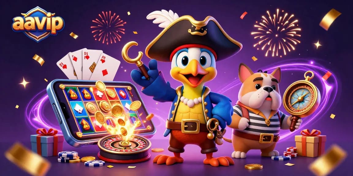 Engage with aavip's immersive casino adventure featuring vibrant slot games and dynamic characters.