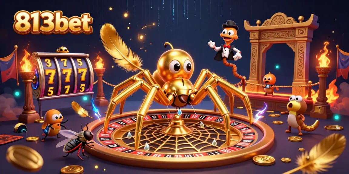 Explore a emoção dos jogos na 813bet com uma aranha dourada e novidades ao vivo!