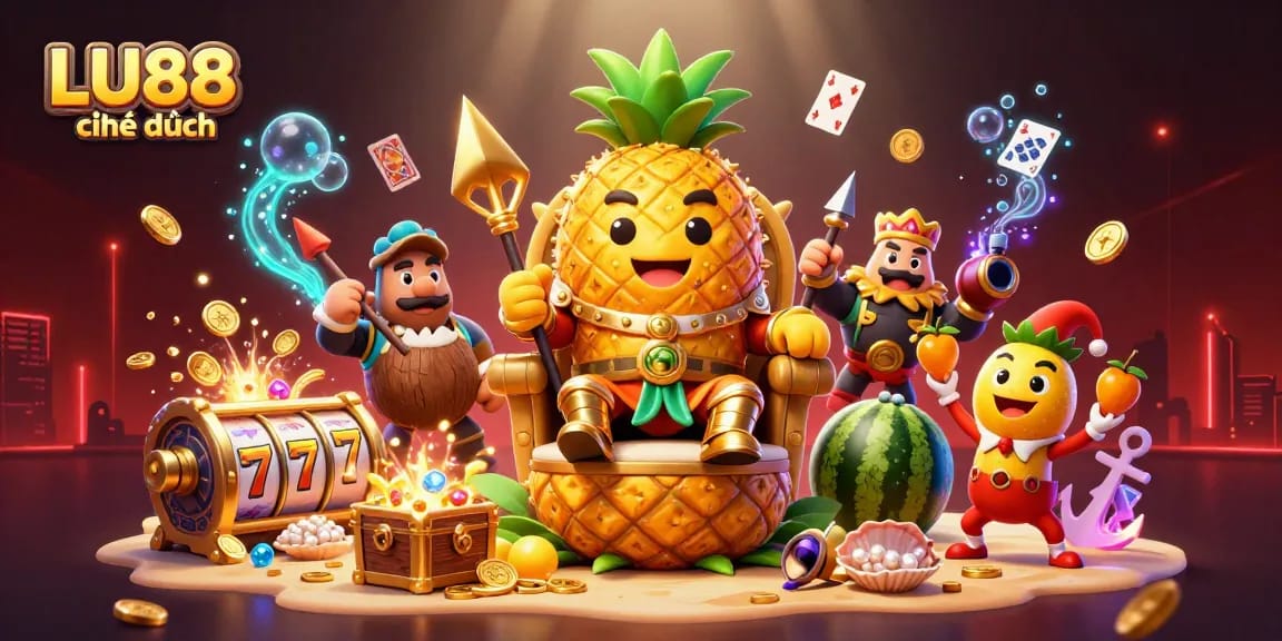Engage with LU88 chính thức by experiencing the vibrant beach casino scene with dynamic slots, gold treasures, and playful characters.