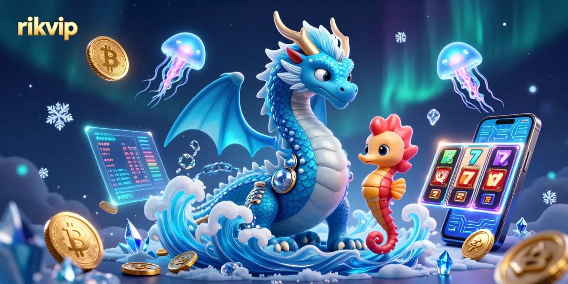 Spin and win at rikvip with vibrant 3D casino scene showcasing fantasy elements