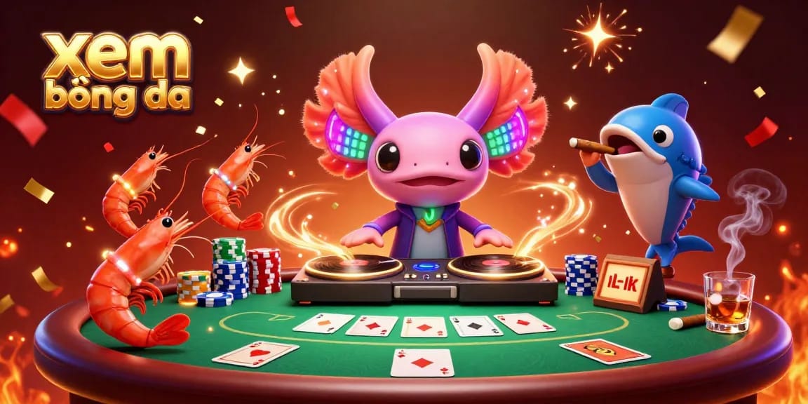 Experience xem bóng đá with dynamic sports betting scene featuring vibrant characters and energetic elements.
