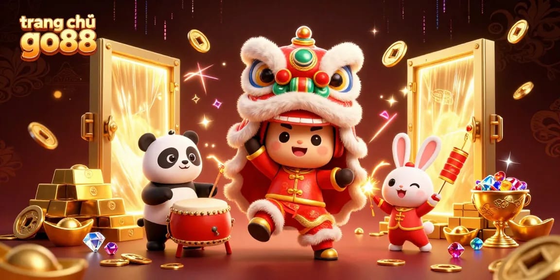 Win big at trang chủ go88 with a vibrant 3D casino celebration featuring exciting gaming elements.