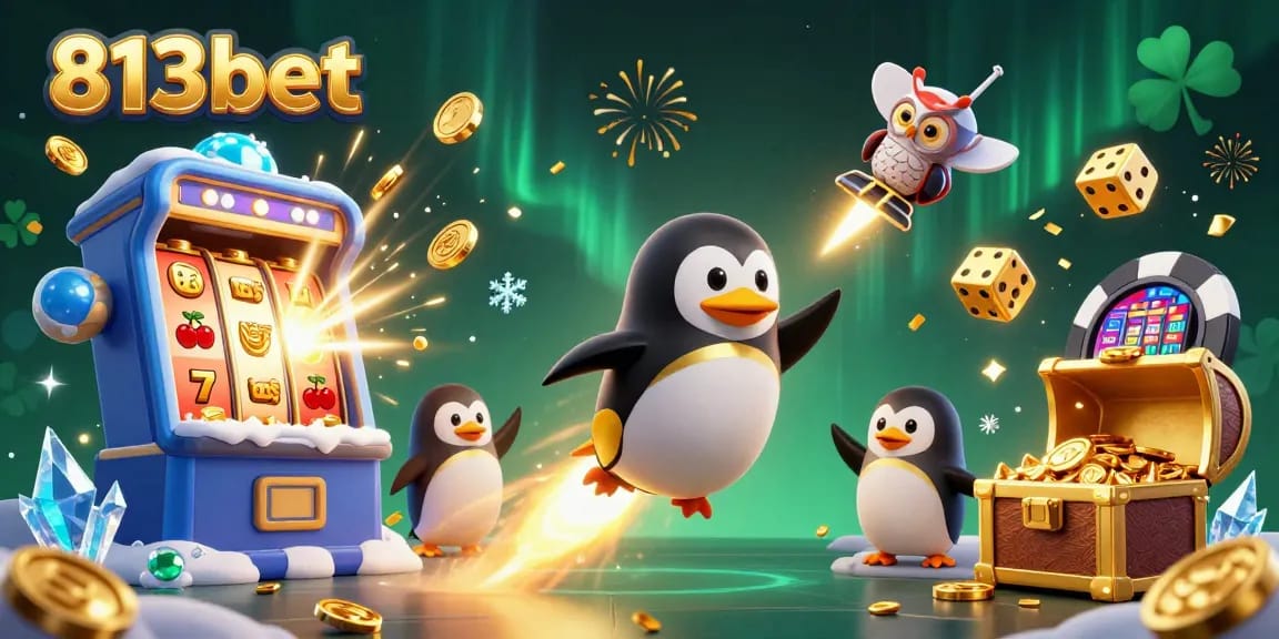 Aposte no 813bet e viva a emoção com o pinguim dourado e jackpots incríveis.
