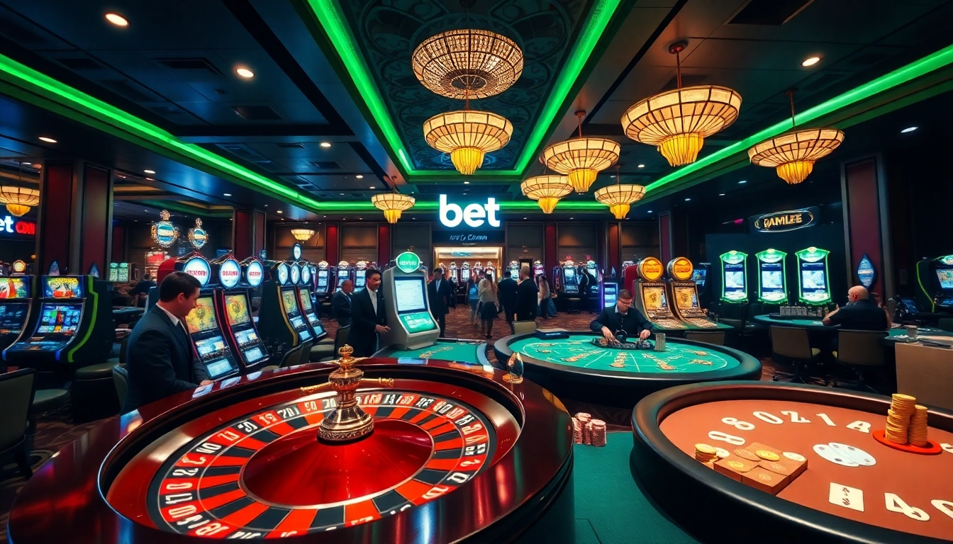 Experience the excitement of bet 88 with vibrant casino games and a lively atmosphere.