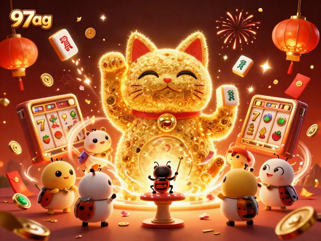 Engage in exciting gameplay with 97ag's vibrant casino symbols and lucky motifs