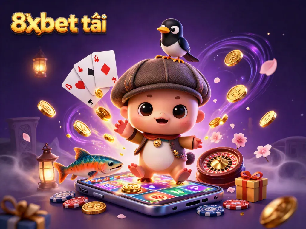 Playfully join 3D cartoon baby Nessie in a Scottish hat and a gold-obsessed magpie as they explore exciting slots in 8xbet tải.