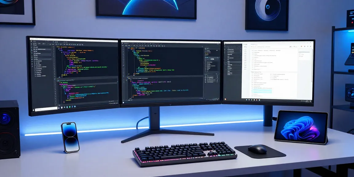 go8net - Modern tech development workspace showcasing software solutions.