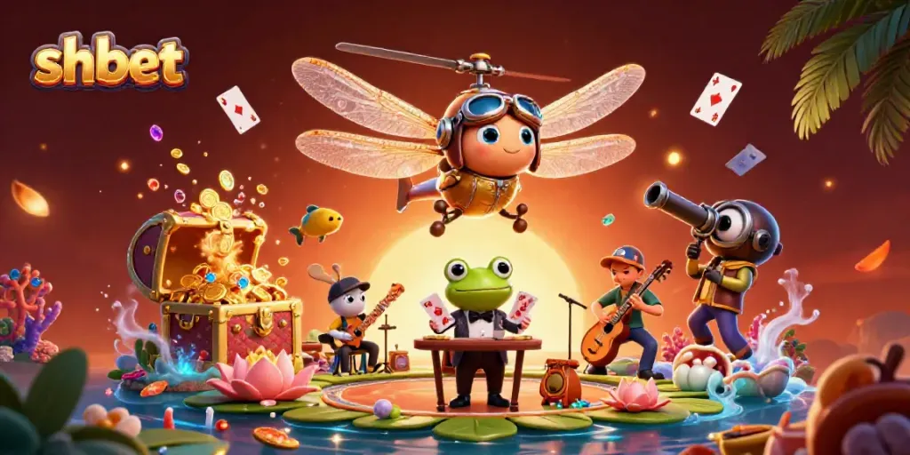 Experience thrilling gameplay at sh bet's vibrant underwater casino with lively characters and treasure.