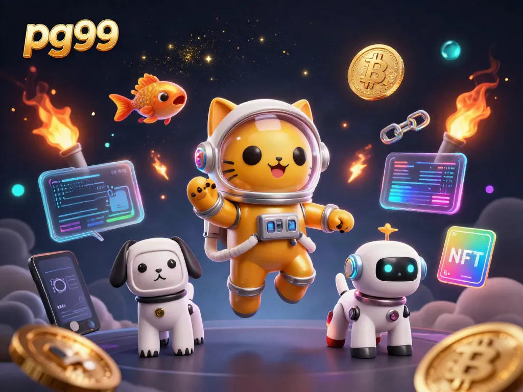 Experience thrilling gaming adventures with pg99 at an imaginative space casino scene.