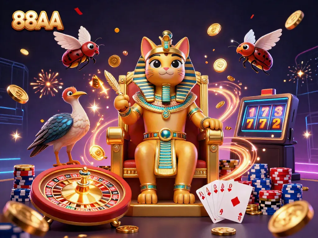 Engage with thrilling gaming adventures at 88AA featuring luxurious casino elements.