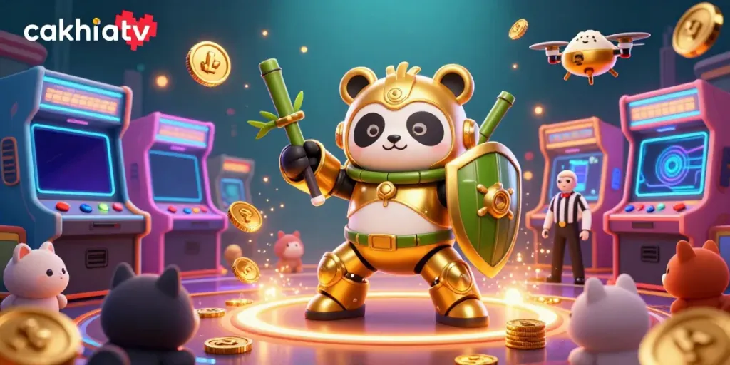 Experience live gambling thrills at cakhiatv with vibrant characters and arcade-style action.
