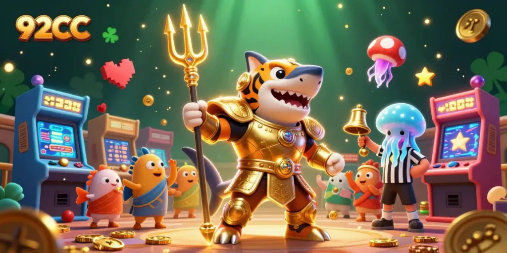 Engage with 92CC's thrilling casino adventures featuring dynamic characters and vibrant gaming elements.