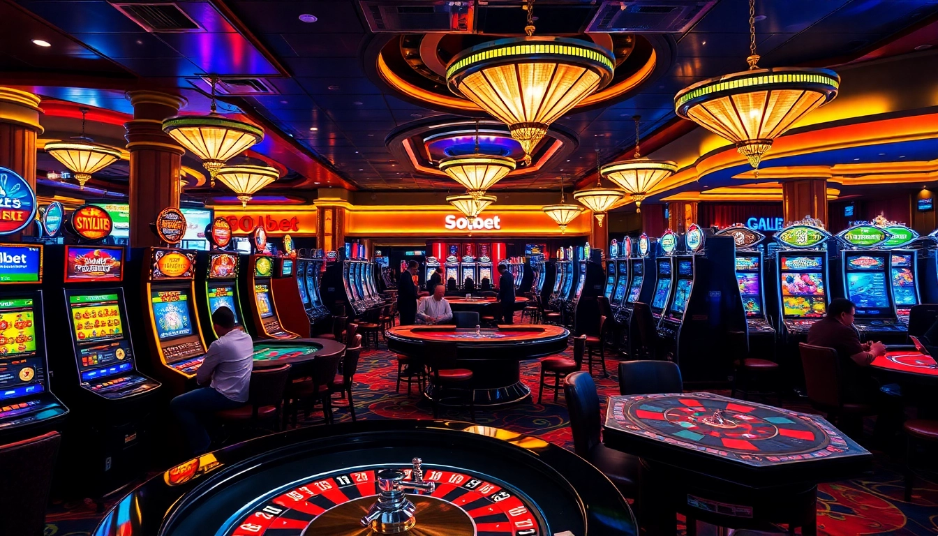 Engaging players at เว็บตรง soibet with vibrant casino tables and exciting gaming experiences.