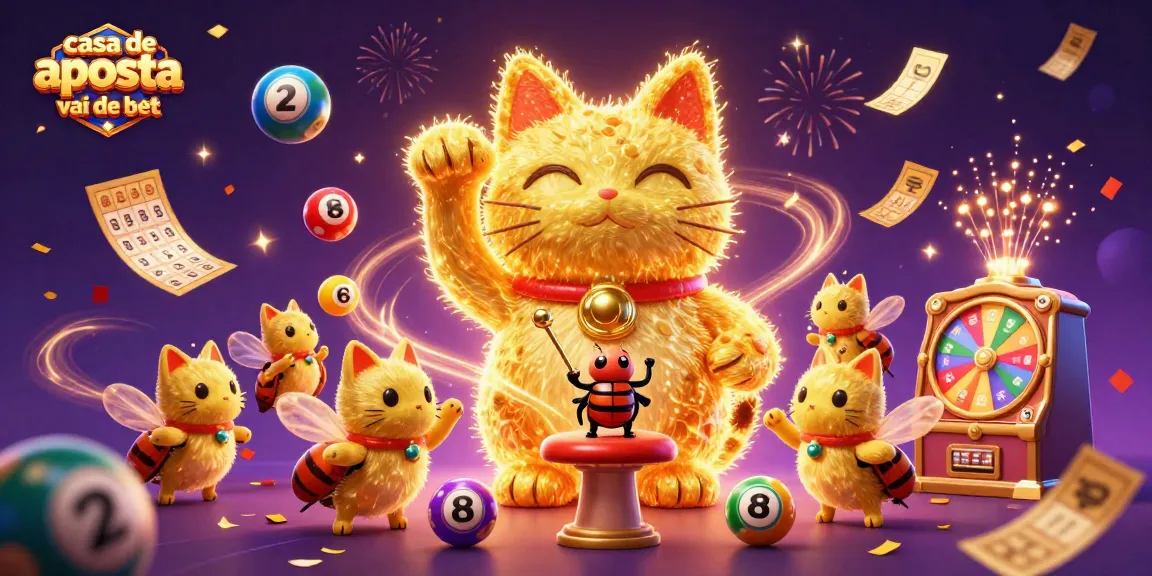 Experience the excitement of casa de aposta vai de bet with golden fireflies and dynamic casino symbols.