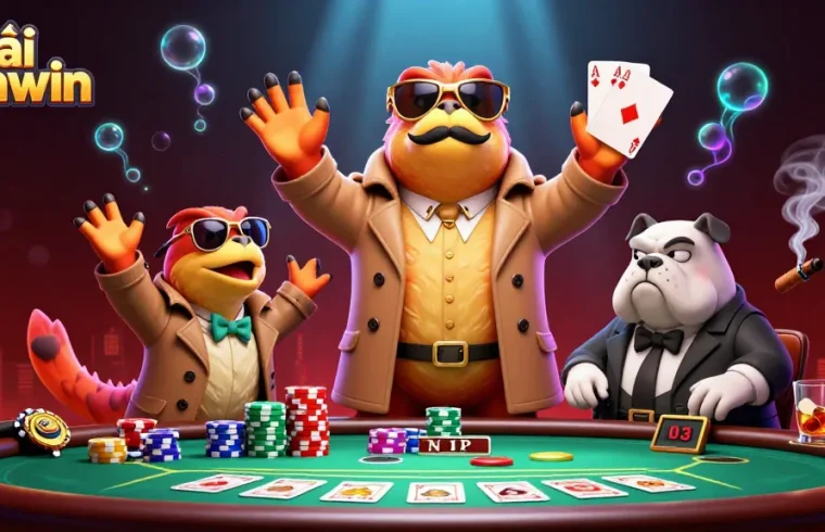 Experience excitement at the casino with tải Sunwin through a playful raptor scene.