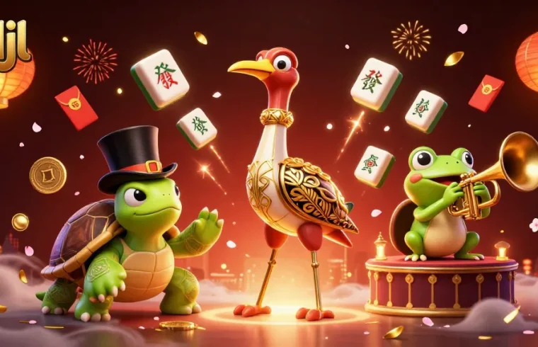 Engage with the vibrant bdjl casino scene, featuring whimsical characters and dynamic gambling elements.
