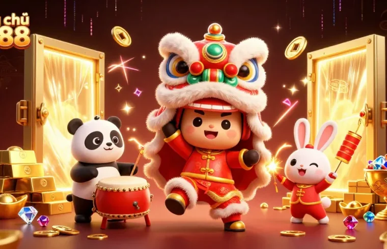 Win big at trang chủ go88 with a vibrant 3D casino celebration featuring exciting gaming elements.