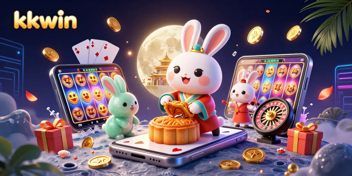 Experience thrilling gaming adventures with kkwin's vibrant casino scene featuring immersive 3D elements.