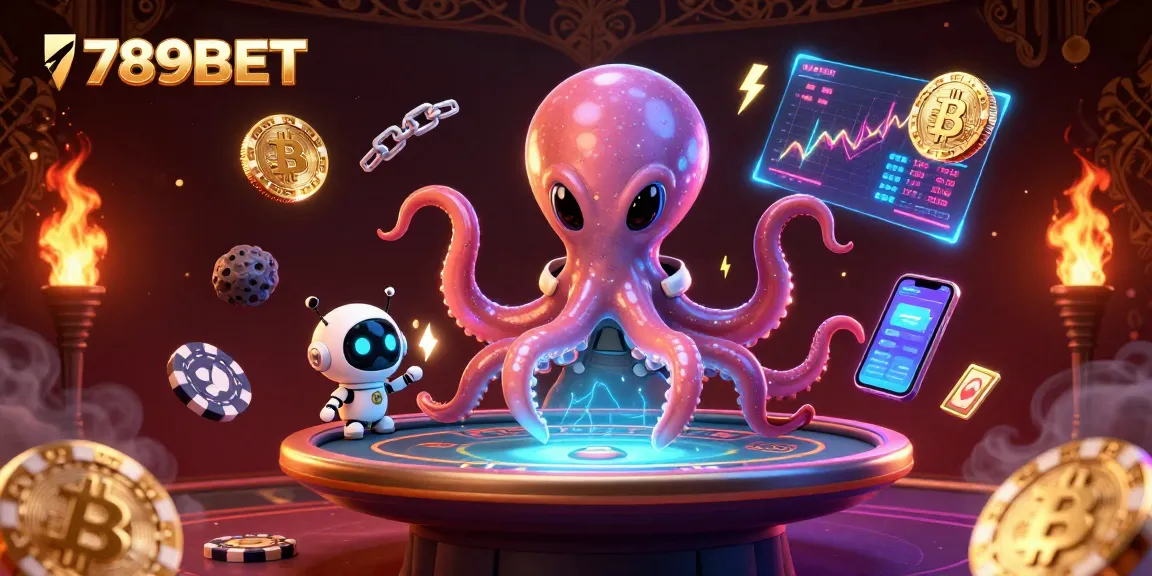 Enhance your gaming at 789BET with engaging alien poker scene and cryptocurrency elements.