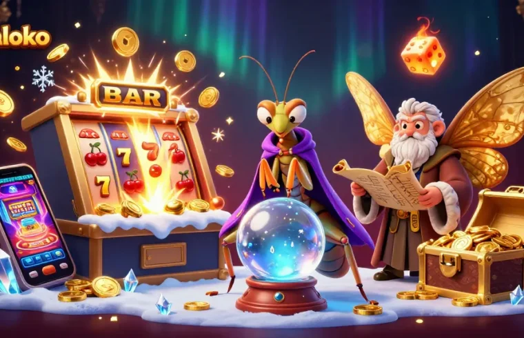 Panaloko engages players with vibrant 3D casino games and fortune-telling magic in a colorful setting