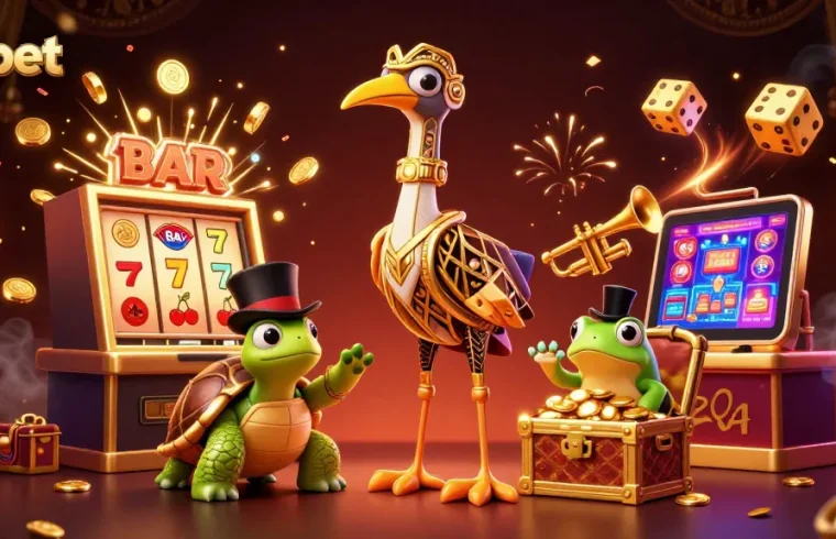 Engage with dynamic ph bet gaming experience through a vibrant 3D casino illustration